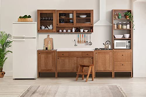 Banco Escada de Madeira Sabor Caseiro Meu Móvel de Madeira - Nozes