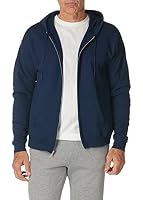 Hanes Men's Full-Zip Eco-Smart Hoodie, Navy, Large — image 3