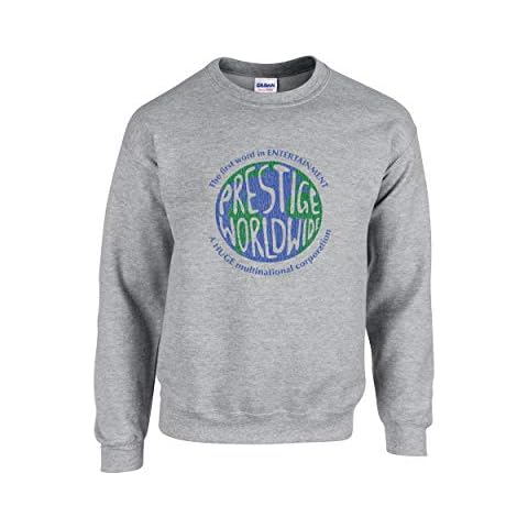 Swaffy Tees 235 Prestige Worldwide Funny Adult Crew Sweatshirt Sport Grey Cover