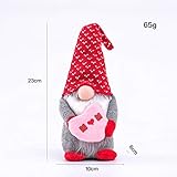 kuggty 2Pcs Mother's Day Gonk Decorations, Handmade Tulip Gonks Faceless Dwarf Doll Gifts for Him Her, Elf Figure Tabletops Gnomes Ornament Valentines Day for Mother Daughter Boyfriend Gifts - Image 6