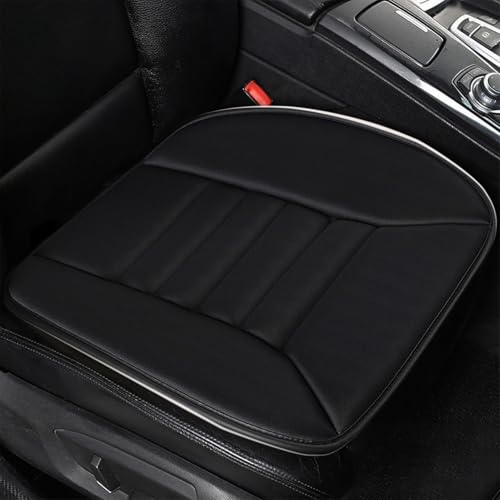 MSMDG Cuscino per Auto Seduta Guidatore per Audi 8V A4 B8 B9 A5 A6 C7 C8 Q3 F3 8U, Cuscino Sedile Auto Morbido, Cuscino per Seggiolino Auto Antiscivolo,A/Black