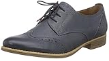 Leder Tamaris Damen 23210 Derby, Blau (Navy 805), 40