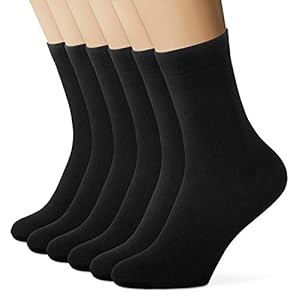 Sokken Heren Dames 43-46 39-42 35-38 Zwarte Warme Sportsokken Unisex Zakelijk Lang met Katoen Duurzaamheid voor Sport Vrije tijd 6 paar