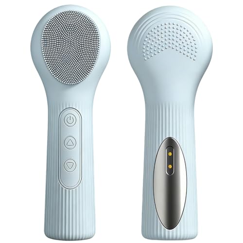 Escova de Limpeza Facial Elétrica Recarregável à Prova d'água, com 3 Modos de Limpeza, Unissex, Esfoliante, Massageadora e de Limpeza