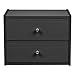 IRIS USA, Inc. TACHI Modular Wood Stacking Storage Box with Drawer, Black