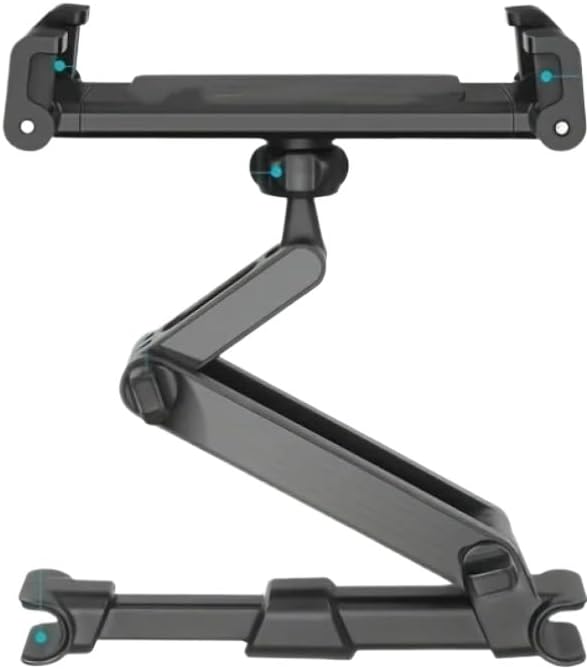 Car Tablet Holder Headrest Mount Adjustable Stand Cradle Compatible with 5" to 12.9" Cell Phones and Tablets