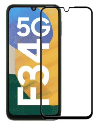 Image of HD Tempered Glass Screen Protector Compatible For Samsung Galaxy F34 5G With Edge To Edge Coverage And Easy Installation Kit