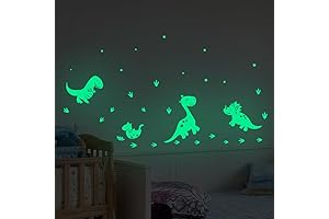 Glow in the Dark Dinosaur Stickers: Illuminate Your Space with Nocturnal Wonder