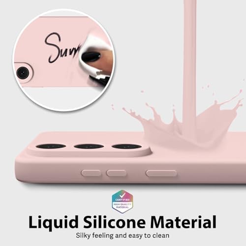 Image of DIZORO Microfiber Candy Case Compatible with Samsung S26 Ultra 5g Smooth Touch Cushion Liquid Soft Silicone Gel Rubber Phone Cases Non-Slip Full Body Protective Shockproof Back Cover (Sand)