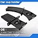 Dexonu Pair Retractable Cup Holder Compatible with BMW 3 Series E90 E91 E92 E93 323i 325i 325xi 328i 328xi 330i 330xi 335d 335i 335is 335xi M3 2006-2013 Replaces 51459173467 51459173473 Black