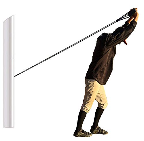 BB-Bands Sports Exercise Baseball/Softball Training Aid Pitching Arm Strength Quarterback Warmup Stretching Resistance Bands j (Silver, Adult)