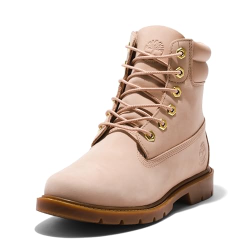 Timberland Women's Linden Woods 6-Inch Waterproof Boot, Rugby Tan-NEW 2024, 9 Medium