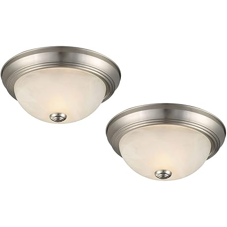 Design House 587527 Traditional 2-Light Dimmable Ceiling Light Fixture