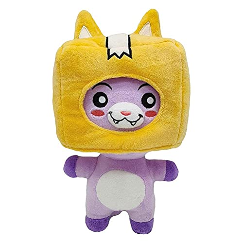 Foxy and Boxy Plush Figures Toy Removable Cute Plushie Doll Soft Stuffed Pillow Gifts for Fans (25cm Fox)