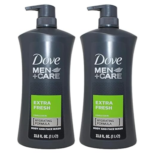 Dove Men+Care Body + Face Wash, Extra Fresh 3-Pack + Travel-Size, 24H Nourishing MicroMoisture