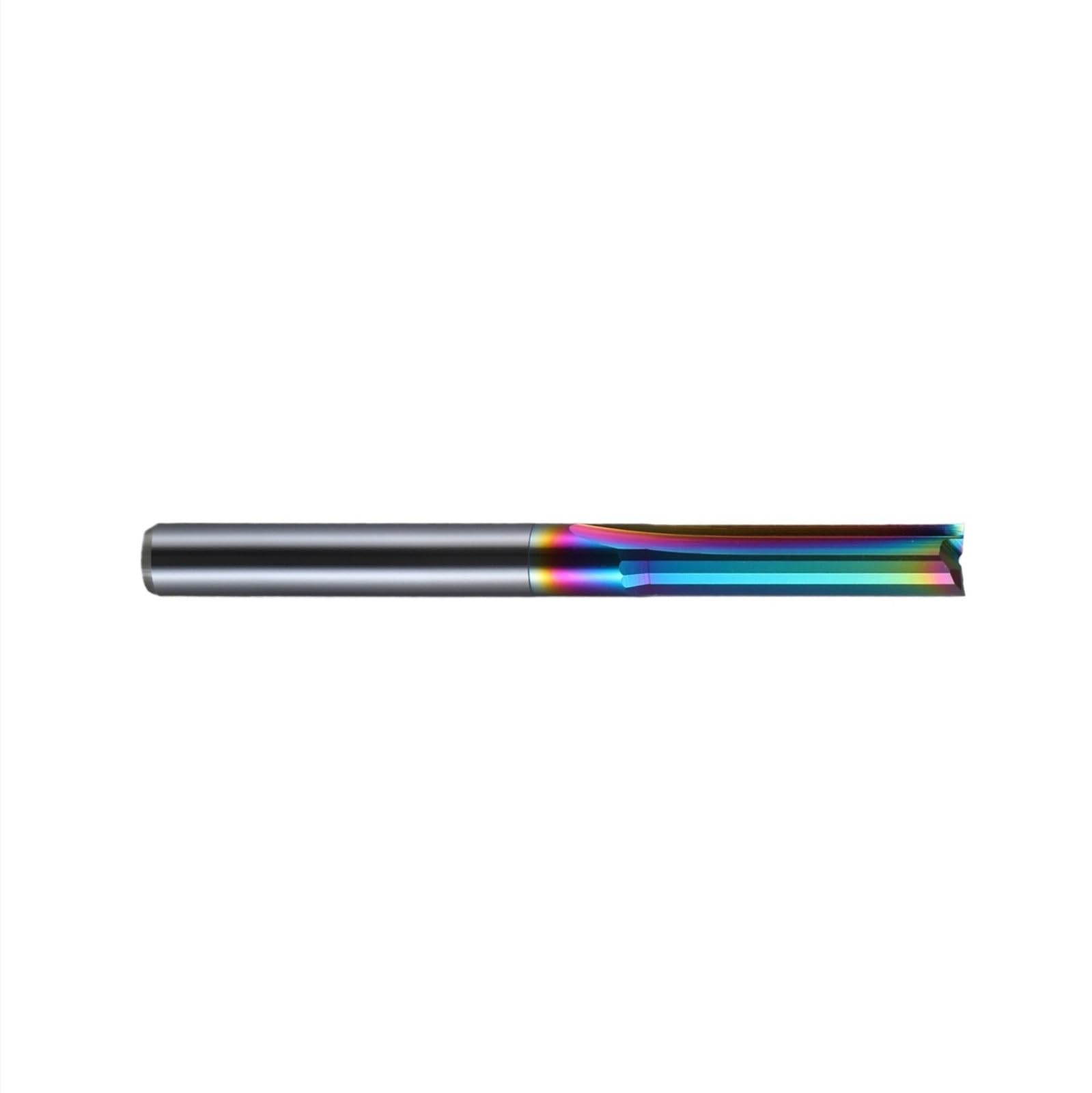 10 Uds. Brocas rebajadora de CNC de carburo de 2 flautas, fresa de ranura recta de vástago de 6mm for carpintería(6x17x50L)