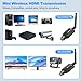 Wireless HDMI Receiver,4K Decode 1080P Output HDMI Extender, Plug and Play, 150M/500Ft, for Streaming Video to Display/Projector from Laptop, PC, TV Box(Rx Only)