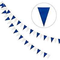 Fanions Guinguette, Guirlande Anniversaire Guirlandes Extérieur Tissu Imperméable, Décoration Mariage Champetre Décoration Vintage Pour Mariage Anniversaire Baptême Fête (A 3 Pièces