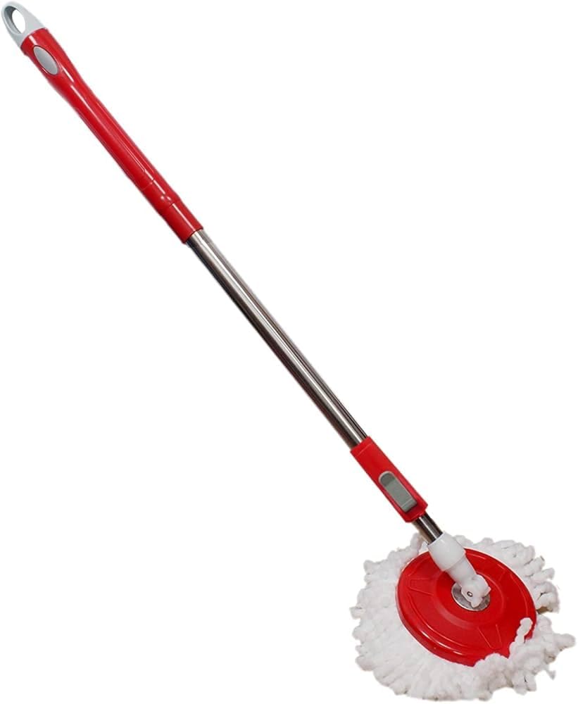 ADJGANG Universal Replacement Mop Stick Rod, 120 cm, Stainless Steel, Red-image-20