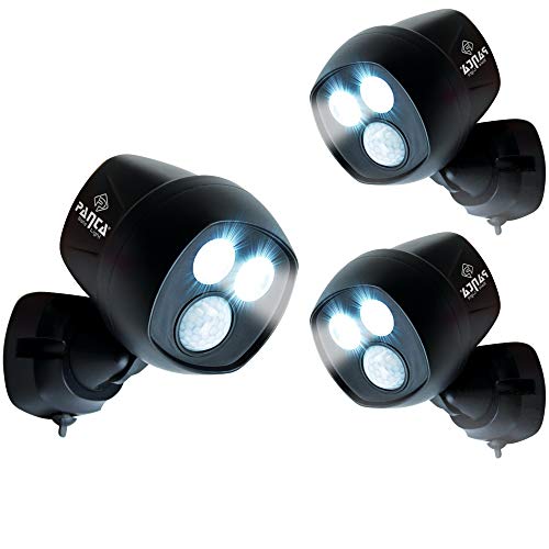 Panta Safe Light 3er Set – LED Strahler für innen und außen – Außenleuchten mit Bewegungsmelder und Tageslichtsensor – wetterfeste LED
