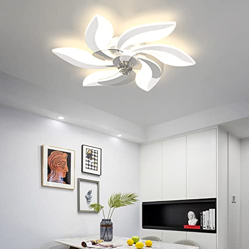 Ventilateur de plafond réversible avec éclairage moderne élégant