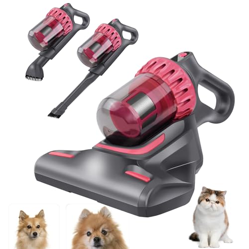 100W Milbensauger Für Matratzen, 10KPA Matratzenreiniger Milbensauger Mit UV Licht, Sofa Reiniger Hoover Milbensauger Bett-Staubsauger Und Matratzenreiniger Entfernt 99,9% Bakterien