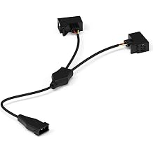 Switchback Turn Signal Y Splitter Adapter Compatible with 07-18 Wrangler JK-1PC
