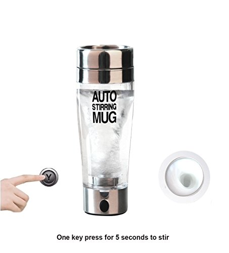 Mengshen Mug Self Stirring Tazas Cup Portable Multipurpose Mixer Auto Mixing Coffee Tea Cup Protein Shaker Mixer Double… - Imagen 5