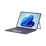 【Support réglable de 0°-120° + équipement audiovisuel intégré pour une réunion instantanée】Le support caché s'adapte à différents scénarios. Grâce à deux haut-parleurs de 2 W, à deux microphones (zone d'enregistrement de 2 m) et à une caméra de 2 MP, aucun accessoire externe n'est nécessaire pour la vidéoconférence. Cette station de travail mobile professionnelle se range dans un seul sac et simplifie autant que possible les voyages d'affaires et le travail à distance.