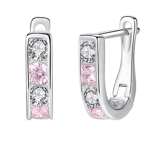 Boucles d'oreilles rose rouge émail fleur pour illuminer les tenues de fête des filles