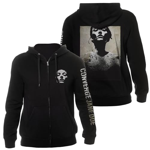 Converge Men's Jane Doe Classic Zip-up Hoodie Black | Officially Licensed Merchandise