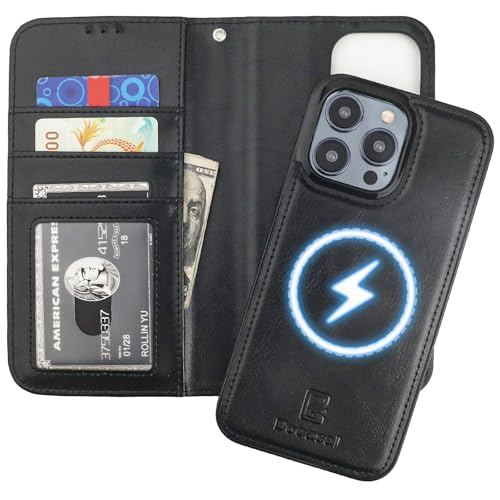 Bocasal for MagSafe Wallet Case Card Holder for iPhone 15 Pro Max Black by Bocasal - Used condition - US$17.99