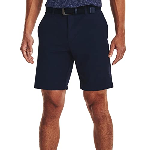 Under Armour - Pantalones cortos de golf para hombre (entrepierna de 10 pulgadas), marino, 30 Regular