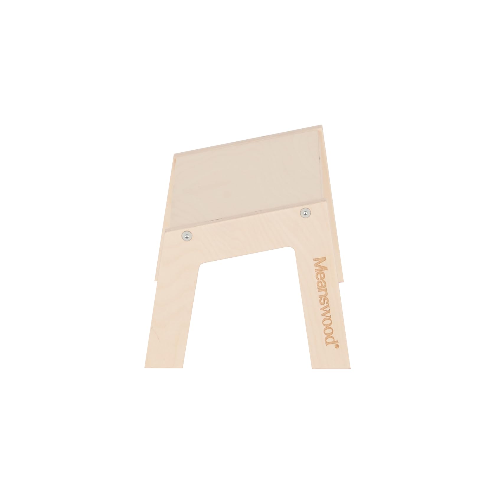 MeansWood Panca Ergonomica da Meditazione, Sgabello in Legno per Meditazione, Sedia Posturale, Relax Profondo