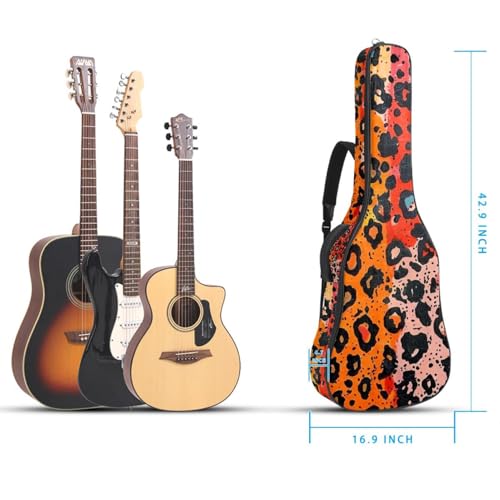 Housse pour guitare électrique et basse léopard anti-rayures - 5