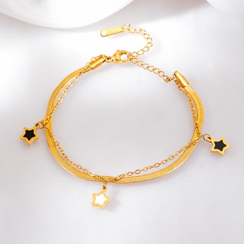 Image of Rubans Demi Fine Stainless Steel Bracelet Waterproof Gift for Women & Girls