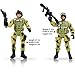 DC-BEAUTIFUL 12 Pack Military Soldier Special Forces SWAT Counter-Strikes Joint Movable Elite Model with Weapon
