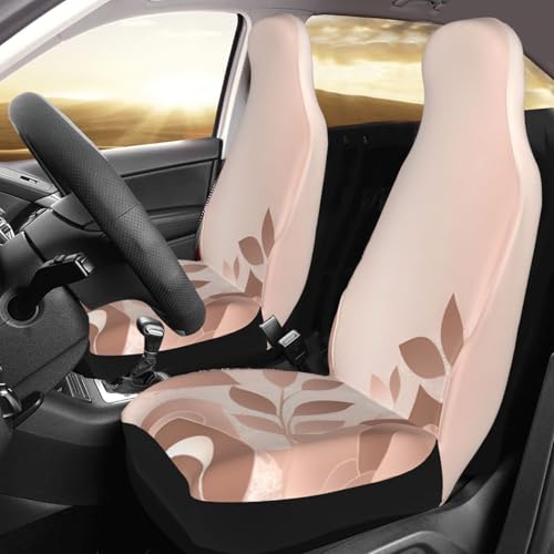 Housses de siège de voiture lavables universelles motif or rose doux