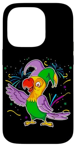 Parrot Mardi Gras T�V���c �J�[�j�o�� �p���[�h ���D���R�X�`���[�� �X�}�z�P�[�X iPhone 14 Pro �p