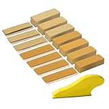 BE-TOOL 70 Sheets Micro Detail Sand Paper Kit, Wet Dry Hook & Loop Alumina 80 to 600 Grit Sandpaper, for Wooden Furniture, 3D-Printed Parts, Metal Polishing, Paint Preparation (A)