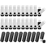 8GB Thumb Drives 20 Pack and 8GB USB Flash Drives 10 Pack, Bulk USB Flash Drives Memory Stick Jump Drive with LED Indicator, Swivel Photo Memoria USB Stick Zip Drive Pendrive Data Storage and Backup