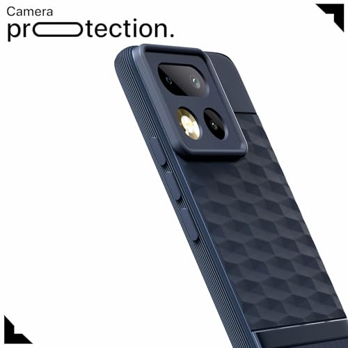 Image of Outlouders Back Cover for Realme 16 Pro Plus 5G | Full Camera Protection | TPU Soft Flexible Shockproof Bumper Case (Blue)