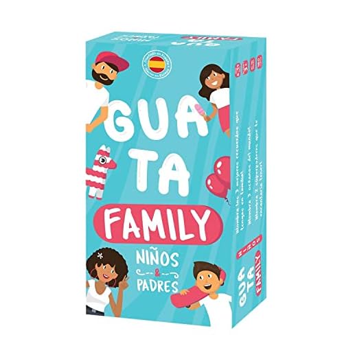 GUATAFAMILY - Juego de Mesa en Familia - Cartas para niños y Padres - Risas e Imaginación - Edición Español - Idea Regalo Divertido