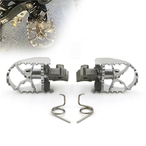 Repose-Pieds Avant pour Moto R1250GS et R1200GS ADV Pédales Robustes en Aluminium Renforcé