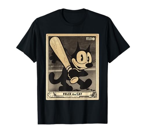 Felix The Cat Vintage Baseball Card Americana T-Shirt