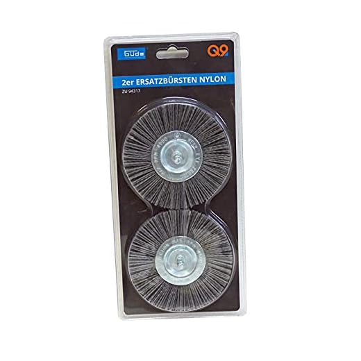 Güde Ersatzbürsten 2er Set Polyamid (Nylon) zum Fugenreiniger GFR 401