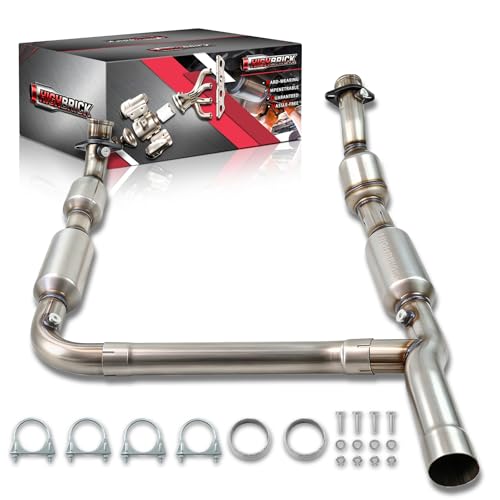HIGHBRICK Left & Right Catalytic Converter Compatible with 1997-2000 Ford F-150 RWD 4.6L (EPA Compliant)