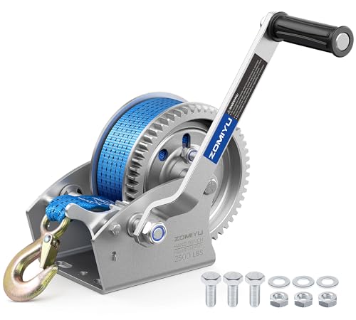 ZOMIYU 2500lb Boat Trailer Winch