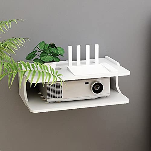 Soporte para proyector con estantes flotantes para pared miniatura 3