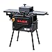 KAKA INDUSTRIAL Multifunctional Woodworking Machine 5-in-1, 2.2kW Planer, Thicknesser, Table Saw, Cutter and Drill, 220V Single Phase,WM-3020 with Portable Stand​